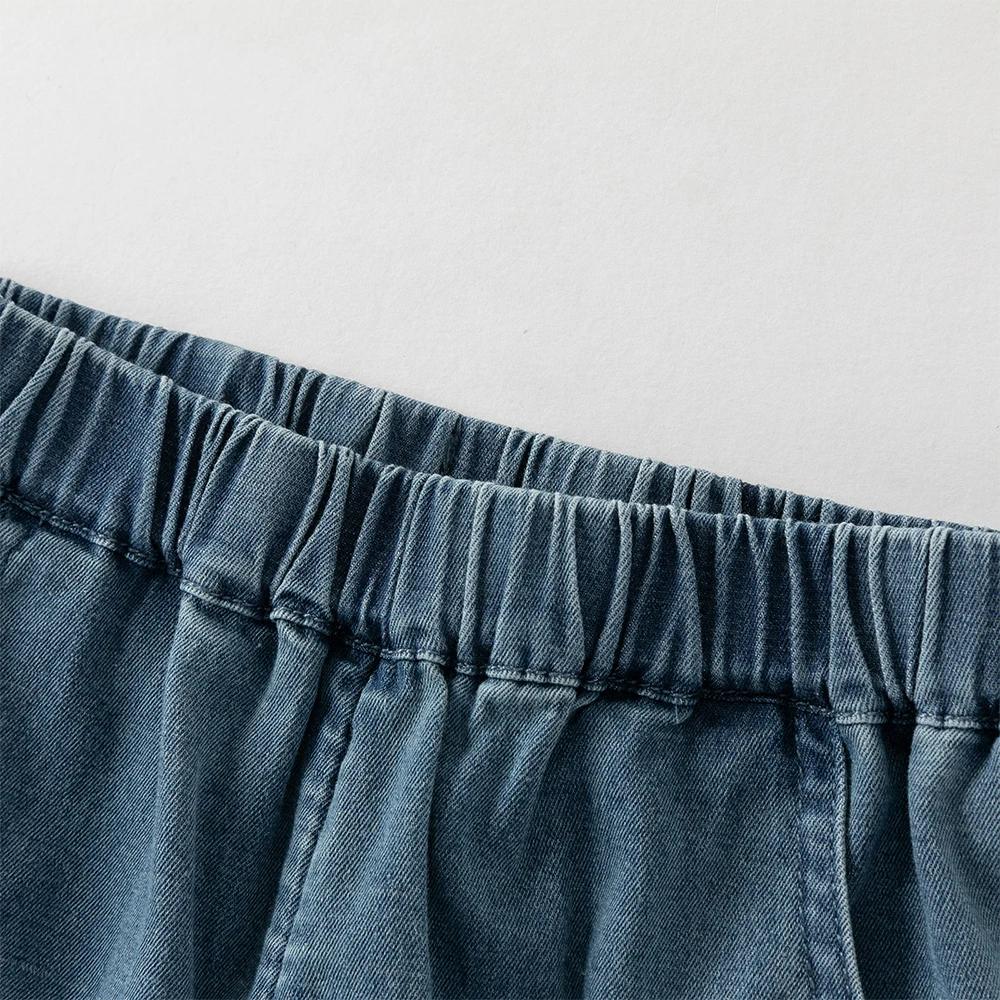 Ensemble deux pièces Dave Bella pour bébé : haut blanc doux et pantalon élastique – Collection Print