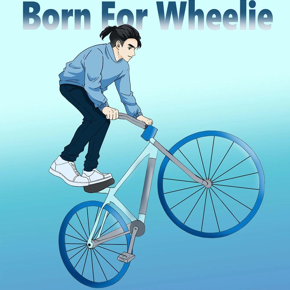 FUNSEA-Selle de vélo Wheelie avec logo brodé, siège de bicyclette, bicolore, 8mm
