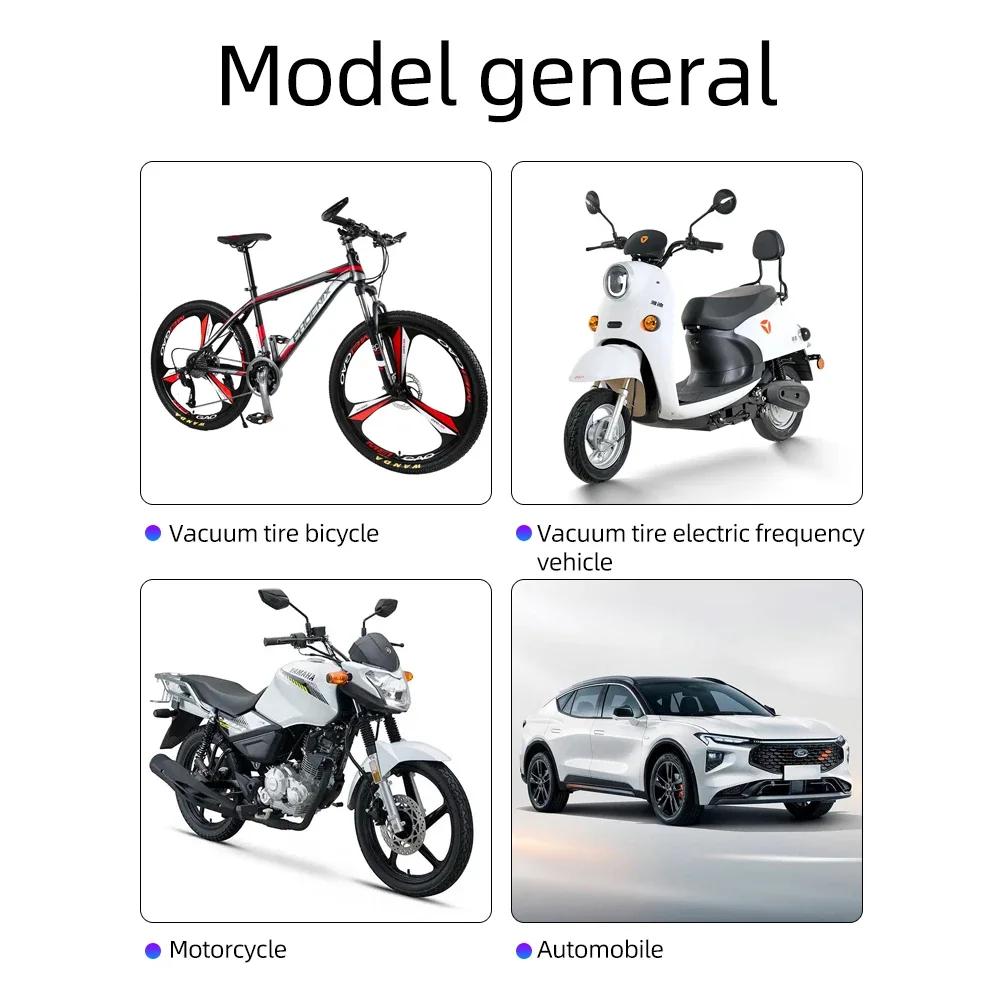 Noyau de Valve de moto, accessoires pour Scooter électrique, pneu de voiture, chapeau en Fiber, lumi