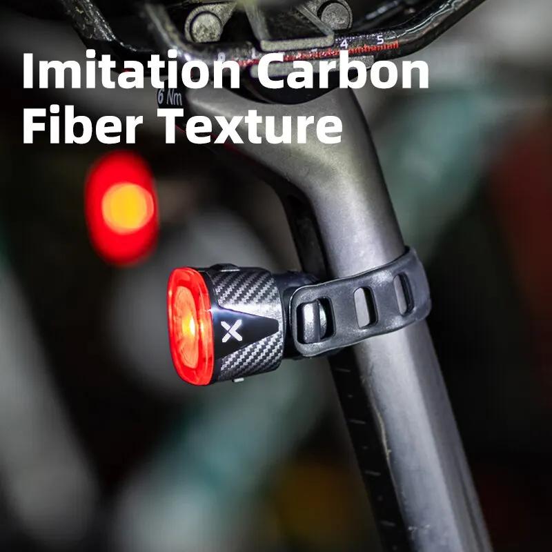 XOSS XR01 Vélo Arrière Lumière Intelligente Auto Frein Détection Feu arrière LED De Charge Étanche V
