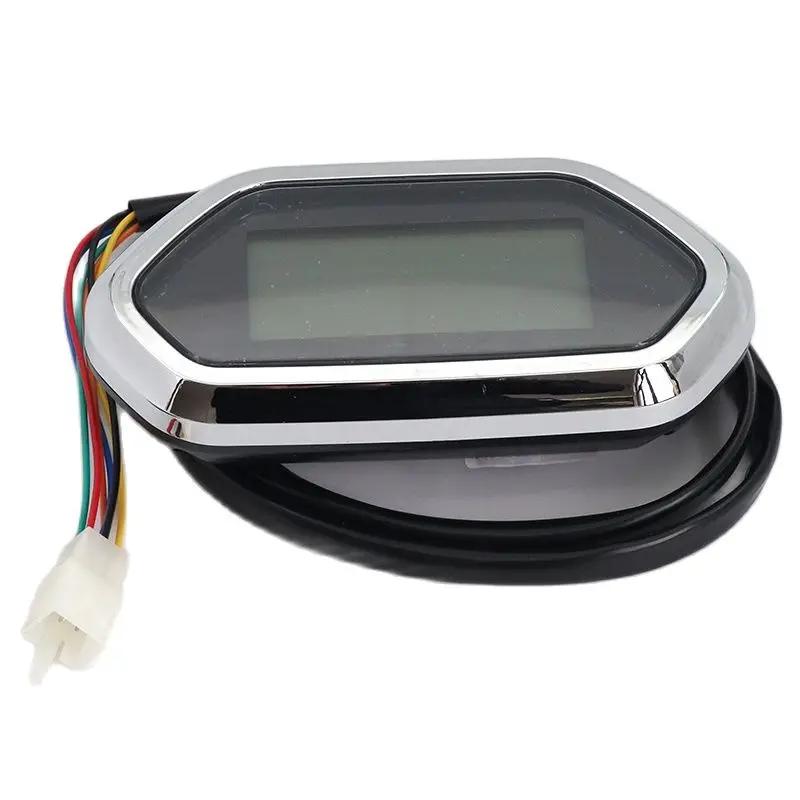 Compteur galvanoplastie LED LCD TingParts scooter Citycoco - Accessoire modifié 60V pour moto et scooter électrique