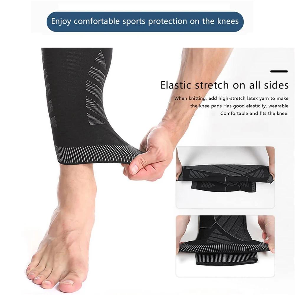 BraceTop Manchons de compression pour jambes longues, genouillère longue pour jambes complètes, sout