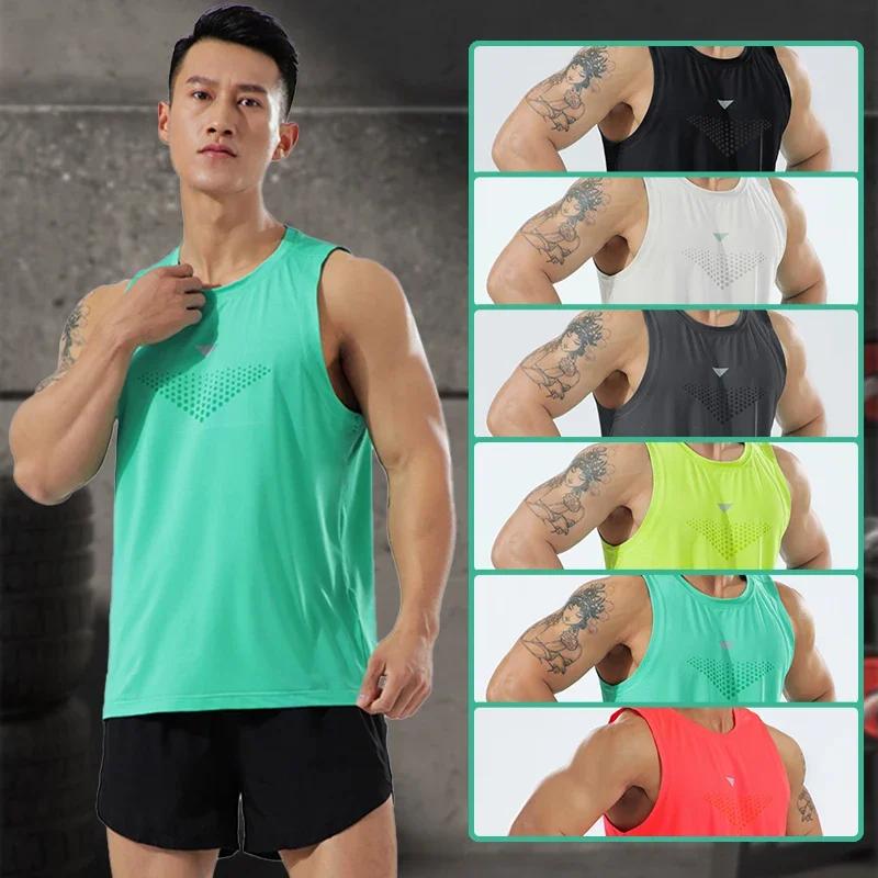 Économie d'entraînement de musculation pour hommes, haut de course, vêtements de fitness pour hommes