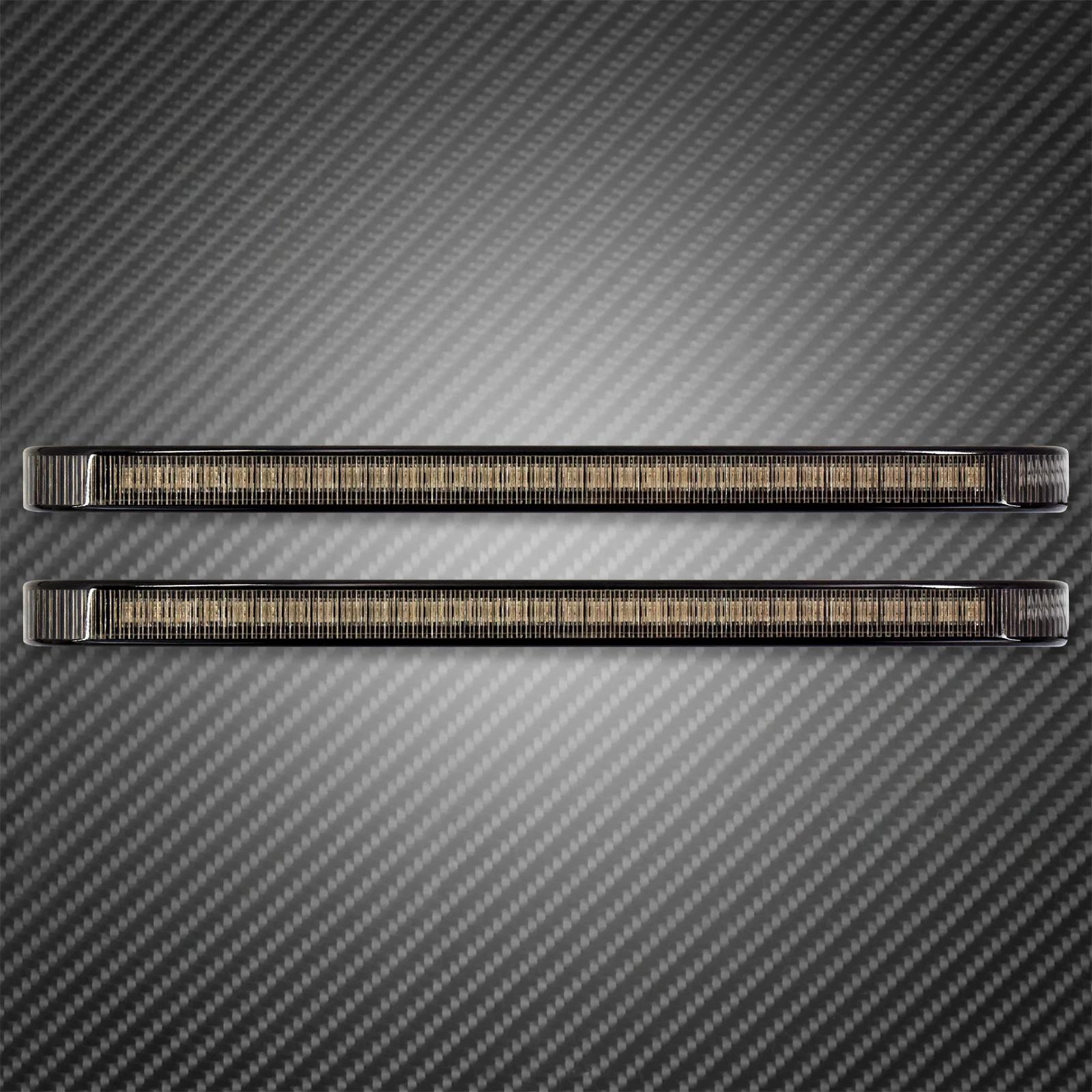 Sacoche de moto fumée à LED, frein fluide, clignotant, lumière d'appoint pour Harley Touring, 2014-2