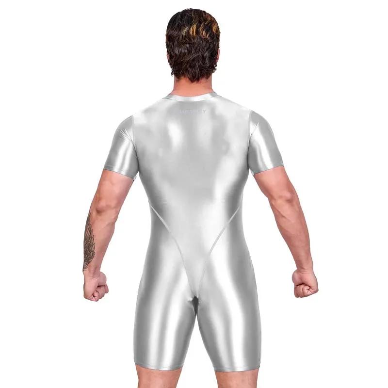 AMORESY Sexy Gloss hommes sport body huileux cyclisme, natation, fitness, course à pied loisirs bril