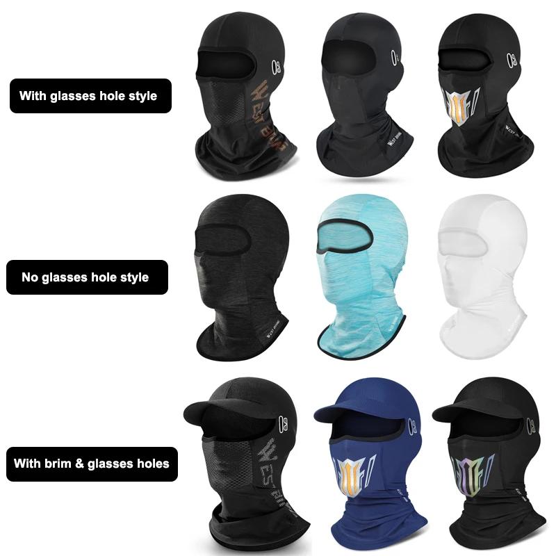 WEST BIKING – chapeau d'été Anti-UV pour hommes, couverture complète du visage, cagoule de moto en s