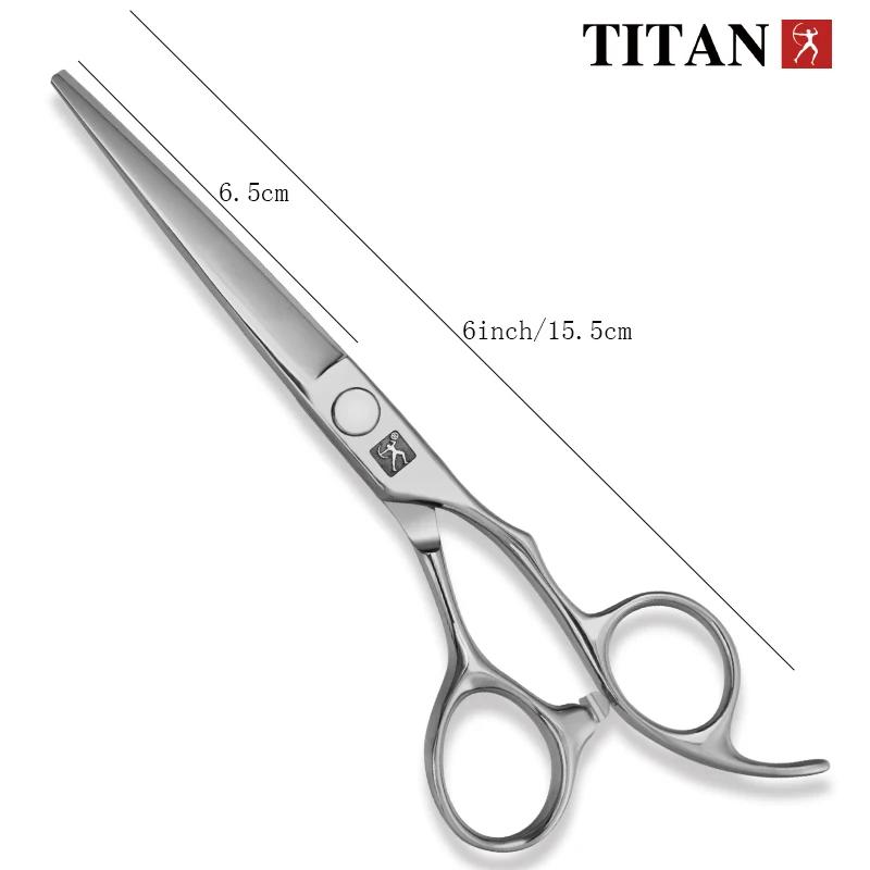 TITAN professionnel fil Laser ciseaux à cheveux coupe de cheveux ciseaux coupe barbier ciseaux de co
