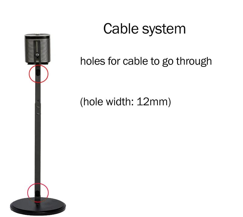 1 paire = 2 pièces blanc SF10L 82,5 cm-114 cm Q930 9500 990C Q990F Q30B Q90B base ronde réglable son