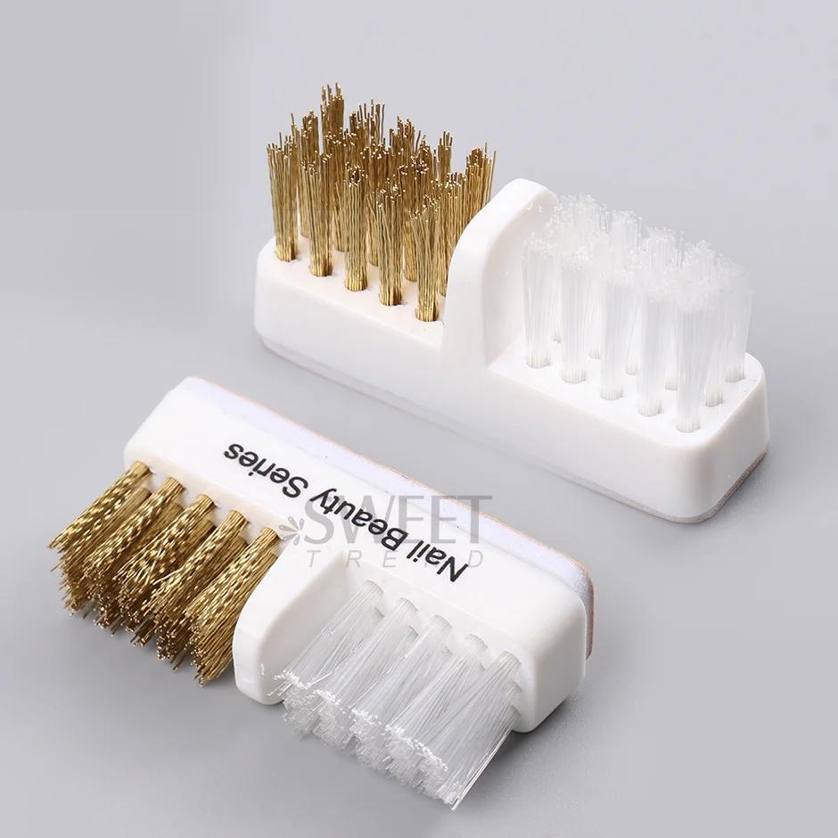 Tête de meulage électrique pour ongles, brosse de nettoyage, forets de manucure portables, nettoyant