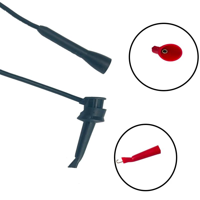 Fils de Test multimètre, sonde arrière avec prise de 2Mm, cordon Flexible en cuivre pur Pvc, crochet