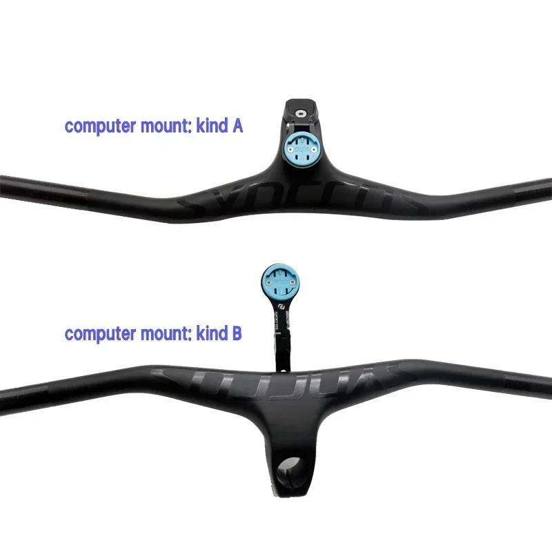 Syncros – guidon intégré pour vtt, plusieurs couleurs, tige de guidon en Fiber de carbone en forme u
