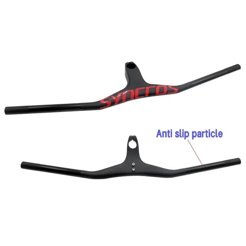 Syncros – guidon intégré pour vtt, plusieurs couleurs, tige de guidon en Fiber de carbone en forme u