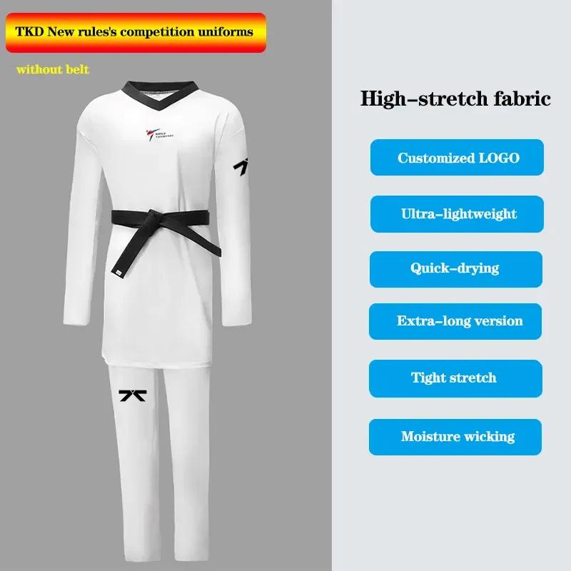Nouveau Taekwondo uniforme compétition Dobok ensemble léger tissu respirant doux confortable pour ad