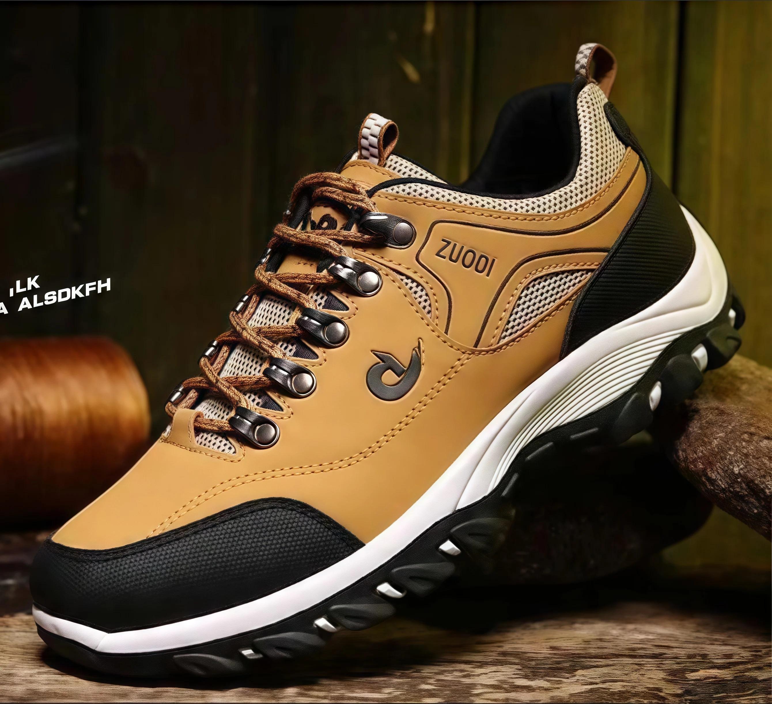 Modèles d'automne et d'hiver, chaussures de randonnée imperméables pour hommes, chaussures de sport 