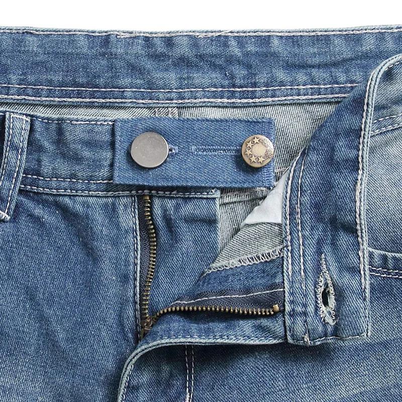 4 pièces/ensemble Denim jean taille extensions ceinture extenseurs pour hommes femmes pantalons de g