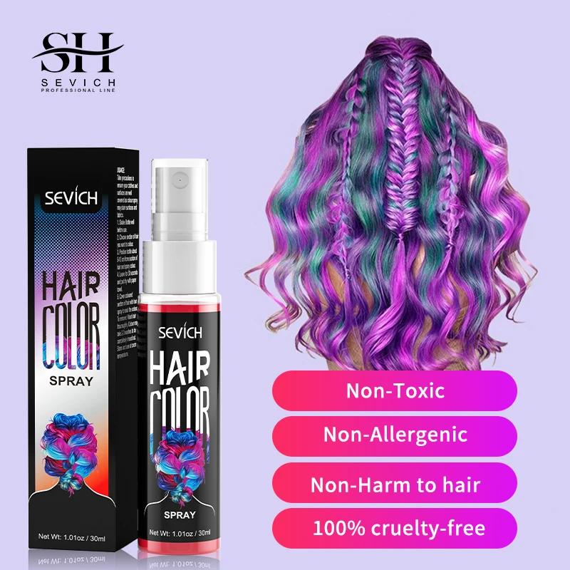 Spray de coloration temporaire pour cheveux, teinture instantanée unique pour Salon de coiffure, tei