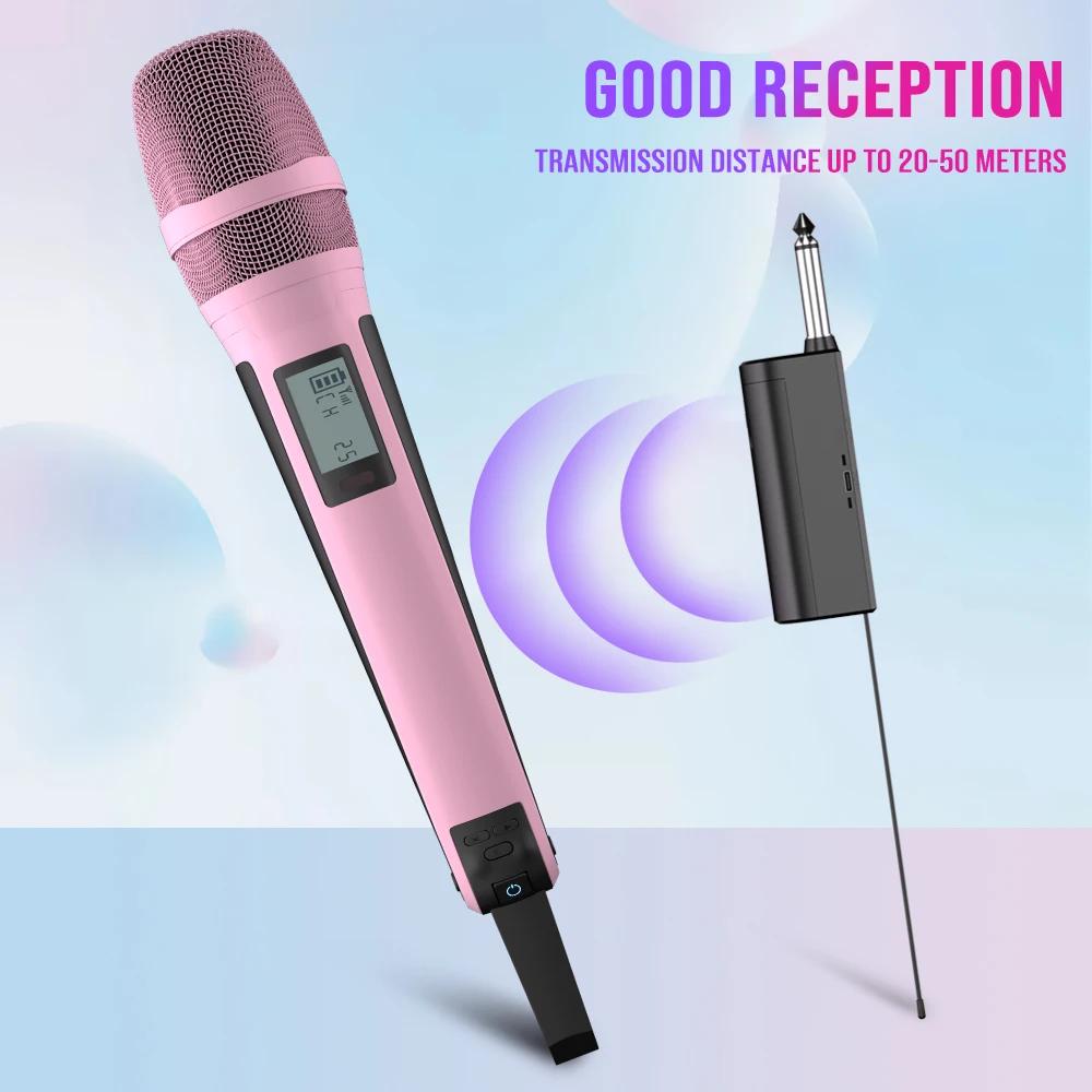 G-MARK SKM9000 Sans Fil Microphone Professionnel UHF Mort Réglable Métal Sheel Pour Paryt Show fuchs