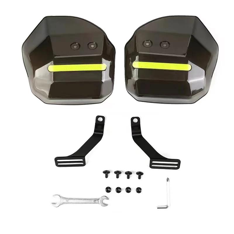 Protection des mains facile à installer et à démonter pour scooter moto ATV avec bande réfléchissant