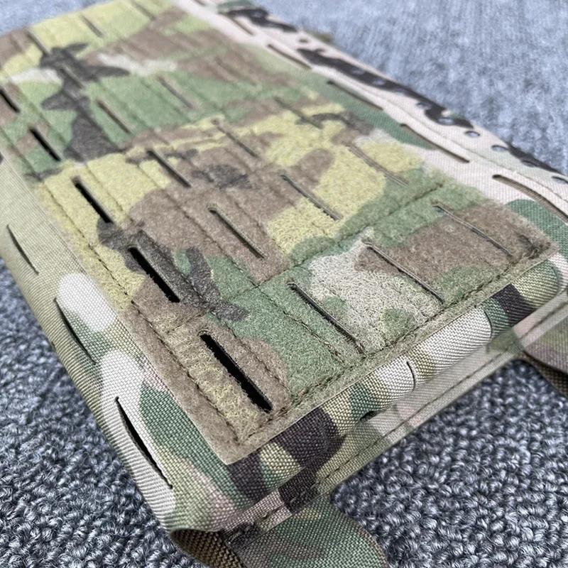 Pochette de plate-forme de poitrine tactique Airsoft MK5, porte-plaque, découpe Laser, sac Molle, Co