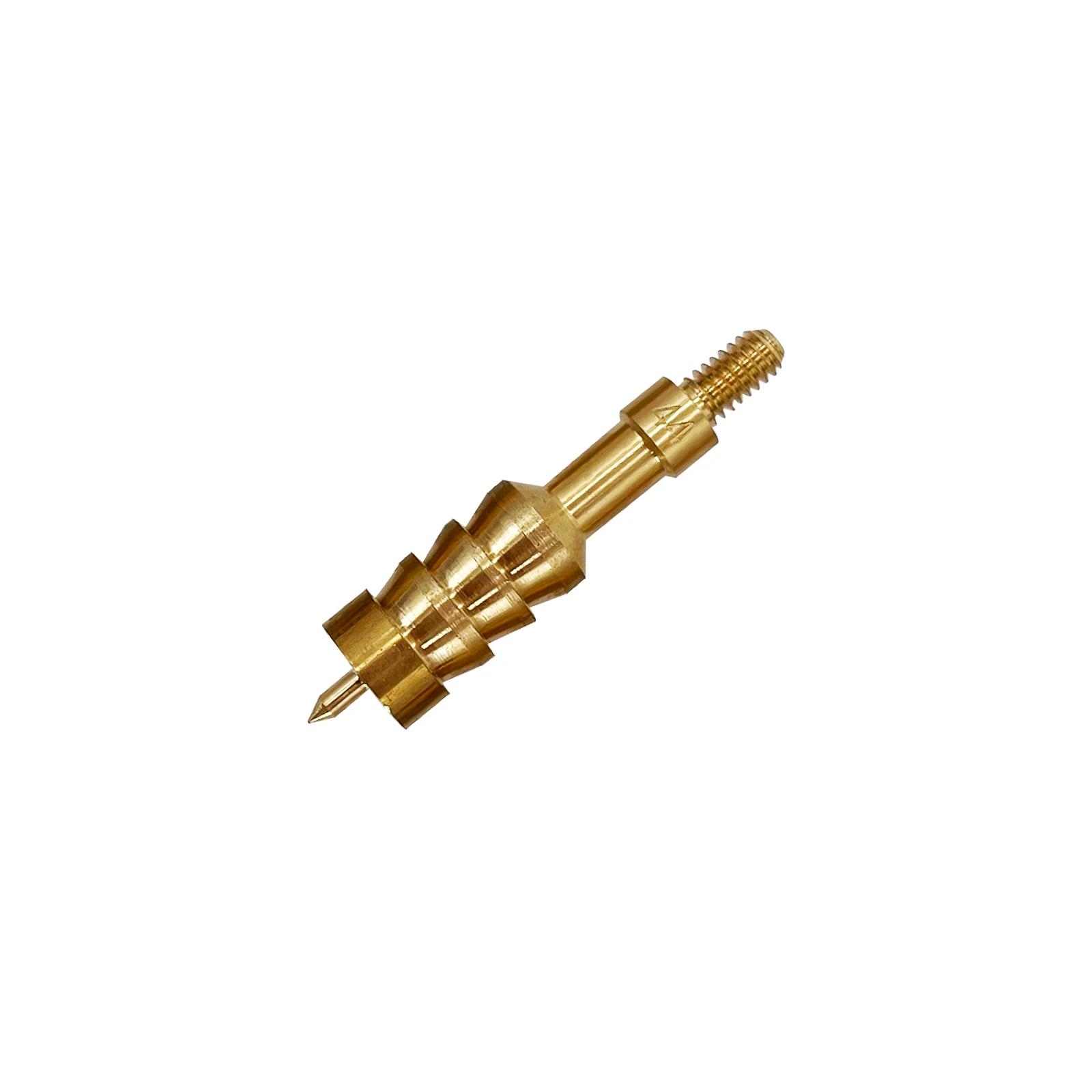 1 pièces pistolet solide nettoyage Jag lance pointu en laiton Jag brosse pointe fendue pistolet nett