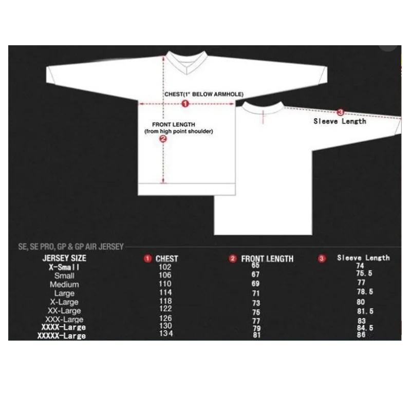 Maillot de Motocross Maillot Ciclismo Hombre DH MOTO vtt MX Maillot de descente Maillot VTT hors rou