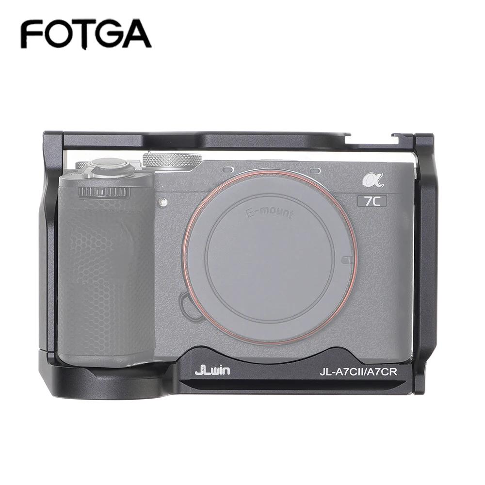 FOTGA Cage de caméra pour Sony A7CII A7CR A7C2 Cage de lapin plate-forme de caméra vidéo accessoire 
