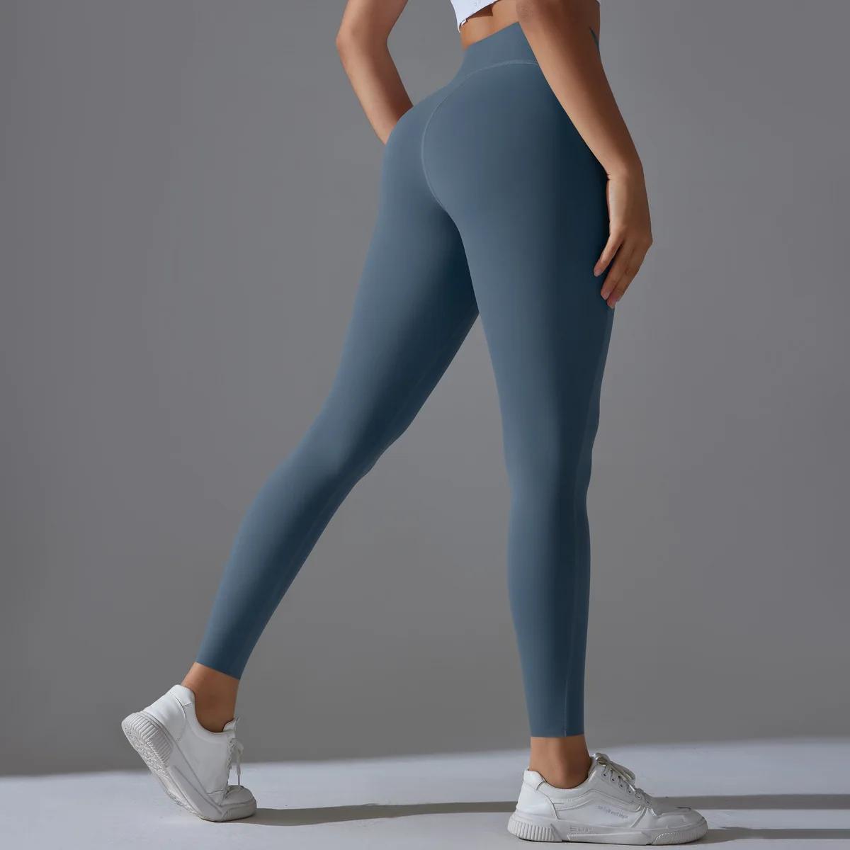 Pantalon de Yoga taille haute pour femmes, ajusté, Sexy, pêche, levage des hanches, exercice de gymn