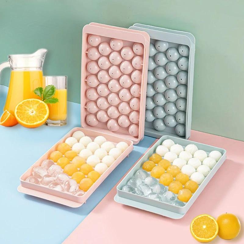 33 glace Boll Hockey PP moule congelé whisky balle Popsicle glaçon plateau boîte sucette faisant cad