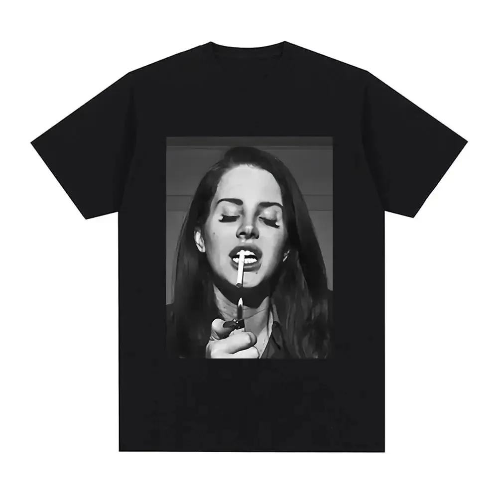 Chanteur Lana Del Rey imprimé T-Shirt femmes mode Hip Hop hommes t-shirts Streetwear Harajuku T-Shir