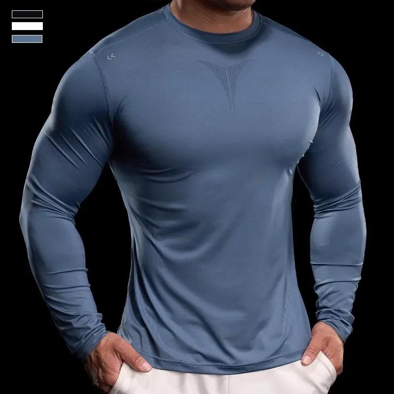 Collants de sport à manches longues pour la course à pied et l'entraînement, vêtements de fitness d'