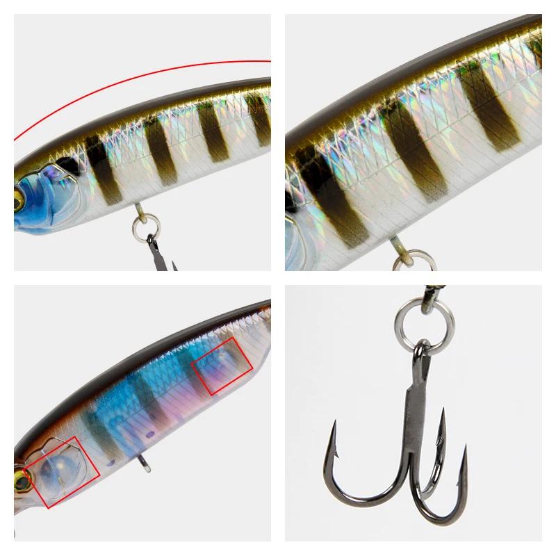 LETOYO 59mm 80mm coulant truite leurre bâton crayon leurre Stickbait eau douce appât artificiel trui