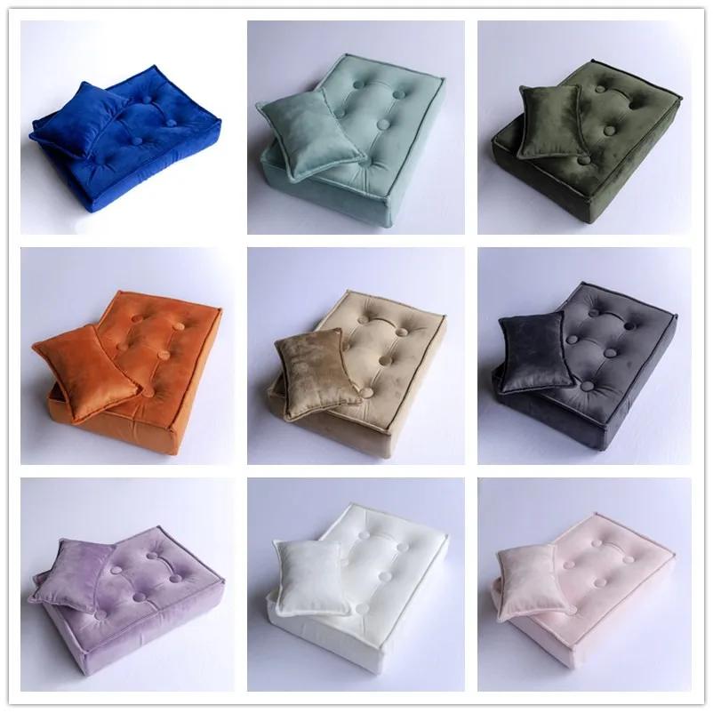 Accessoires de photographie pour nouveau-nés, Mini coussin de matelas pour lit de bébé, panier, chai