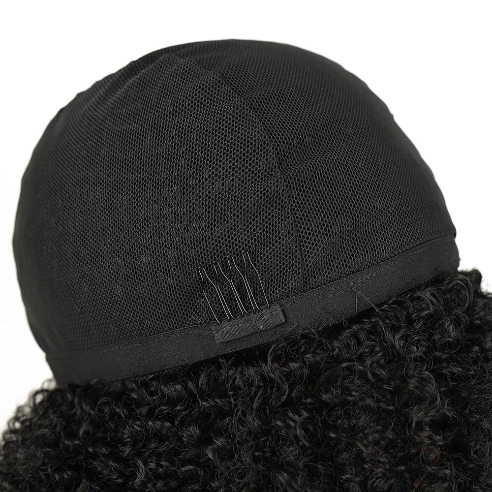 Perruque courte synthétique Afro perruques bouclées lâches pour les femmes noires perruques Afro cou