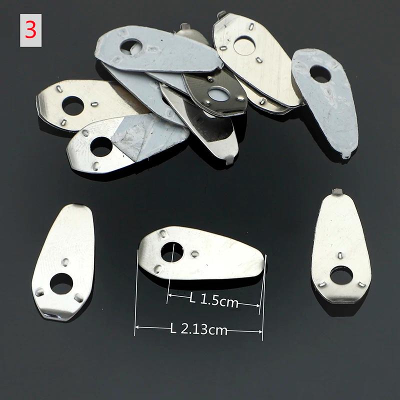 Johonneur Métalliques pour Cuir oral elu, Mélange de Tailles, Accessoires pour Ciseaux de Coiffure, 