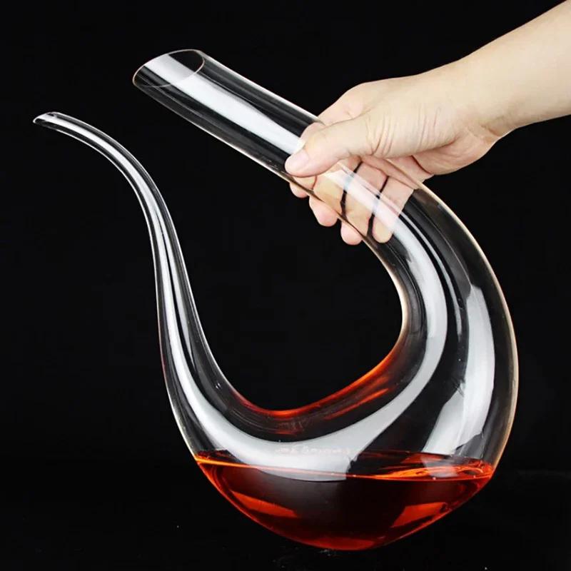 Grand carafe de 1500ML, fait à la main, cristal, vin rouge, verres à Champagne, bouteille, pichet, v