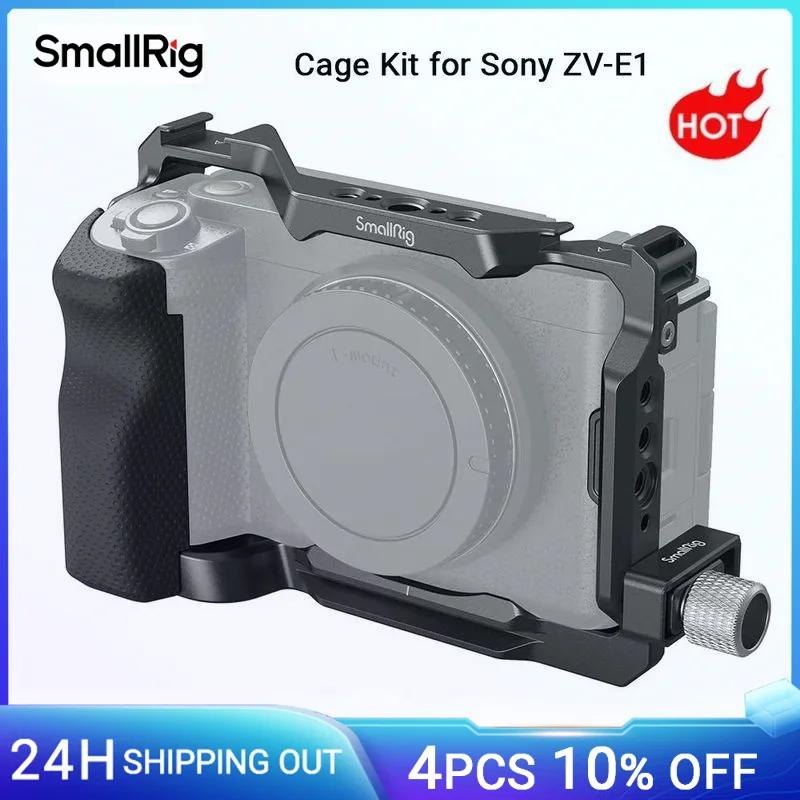 Kit de Cage SmallRig ZV-E1 avec poignée en Silicone et serre-câble pour étui pour Sony ZV-E1 avec pl