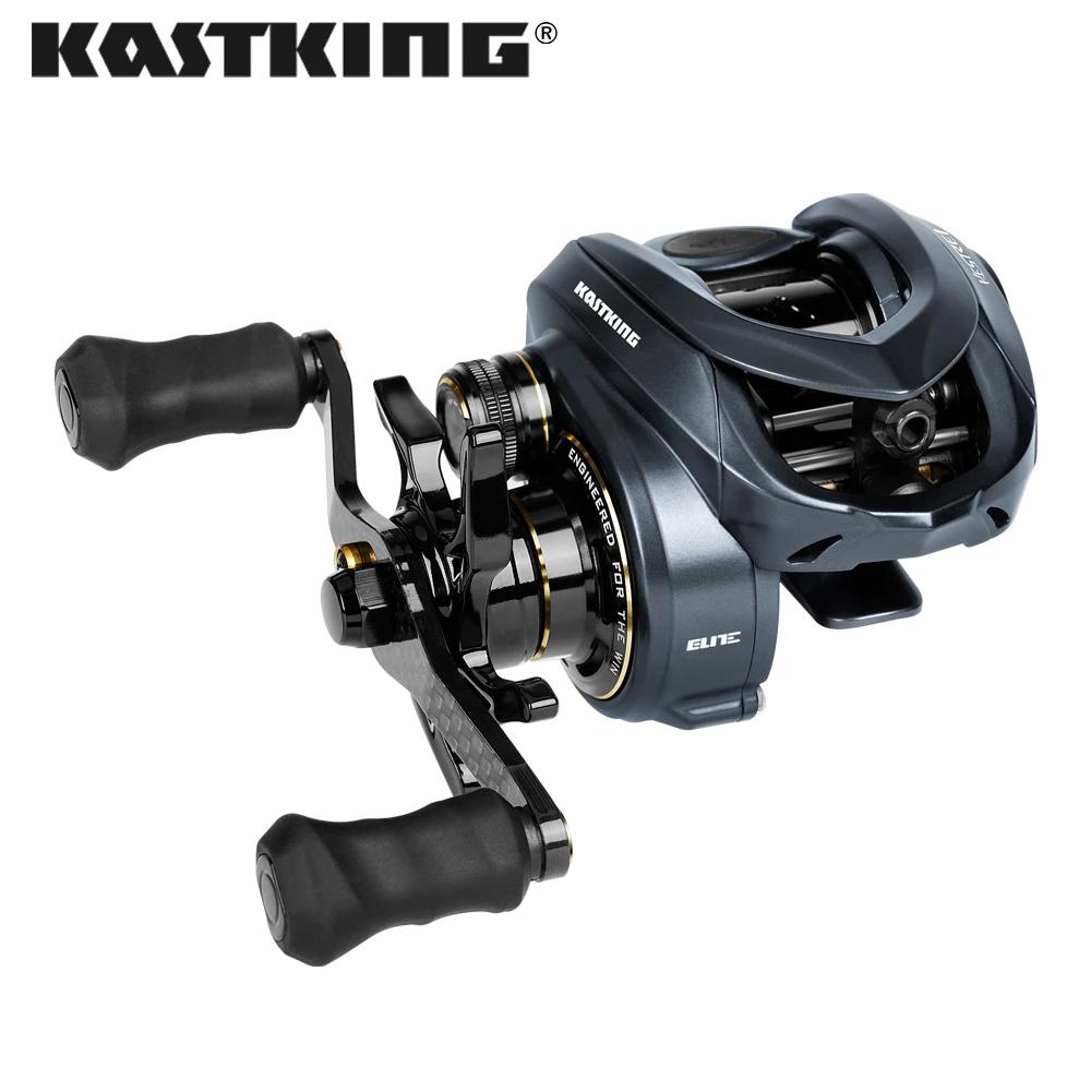 Moulinet KastKing Kestrel Elite haute vitesse 8.4:1 - cadre magnésium frein 6KG pour pêche précise