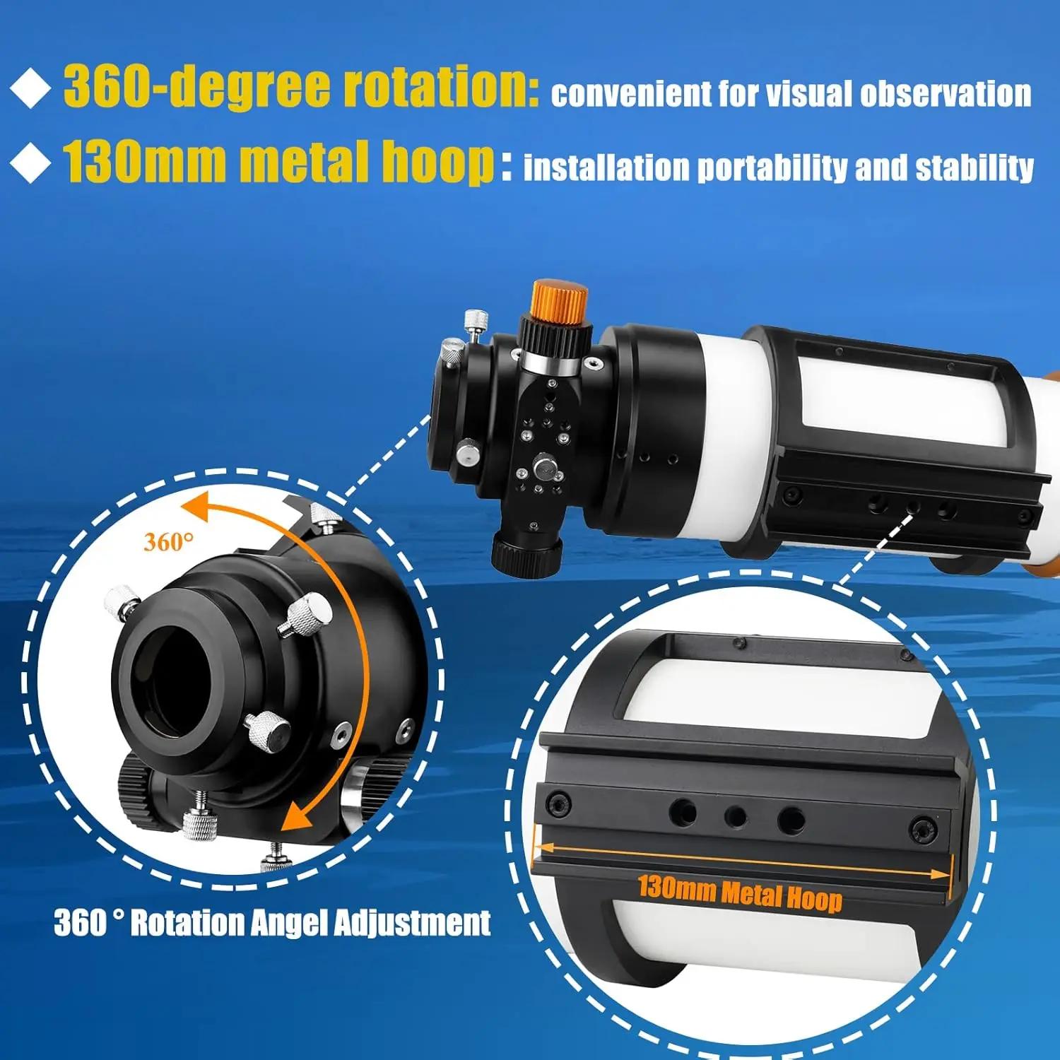 Télescope Svbony SV48P 90/102 mm - Réfracteur double vitesse pour l'astrophotographie du ciel profond