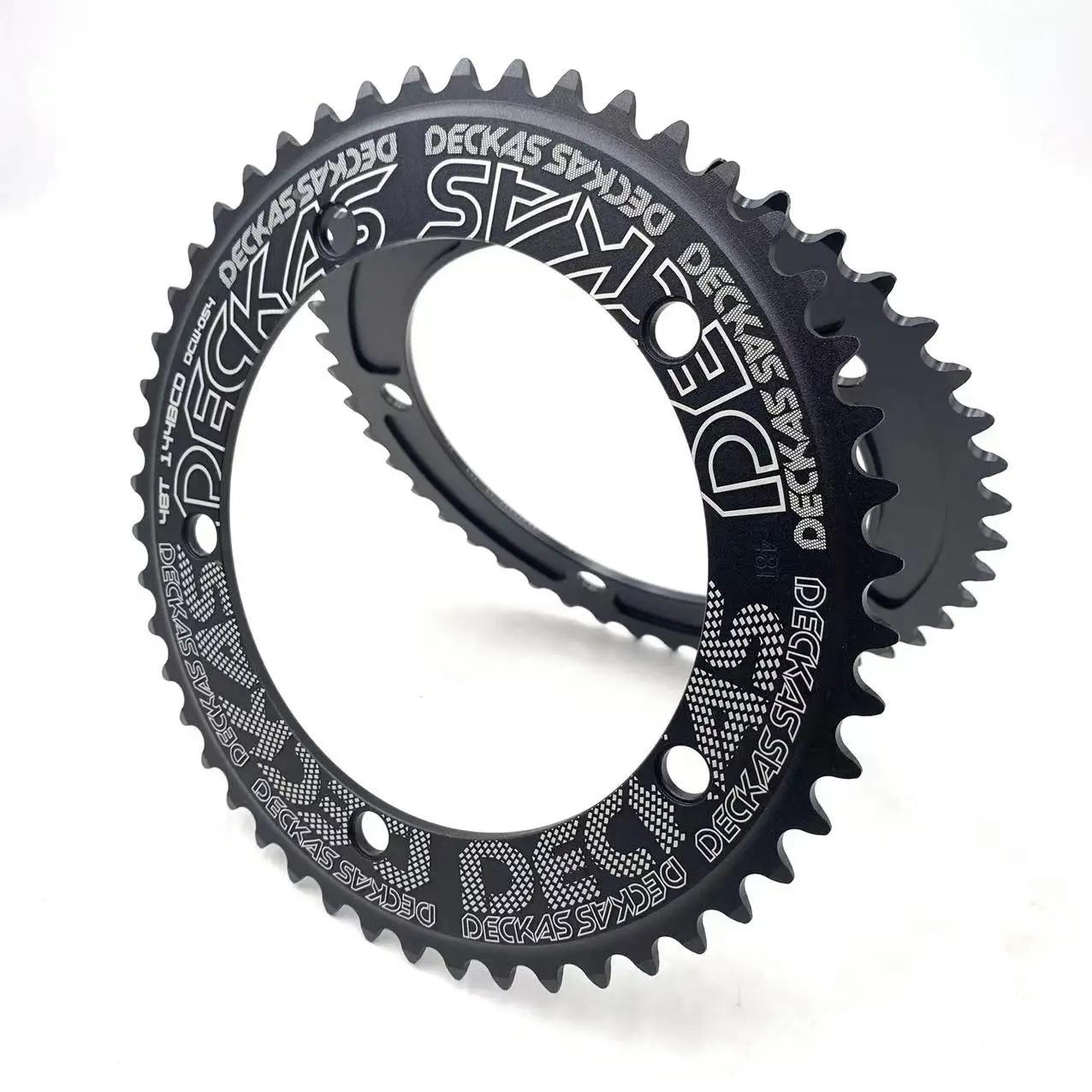 Deckas 144BCD engrenage fixe fixie anneau de chaîne rond vélo de piste 44T-58T dent 144 bcd roue d'e