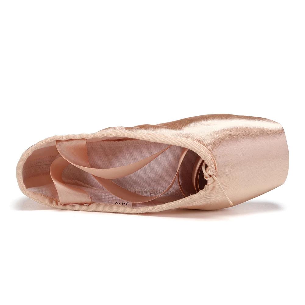 Chaussures de danse de ballet classiques pour enfants et adultes, chaussures à pointe de ballet pour