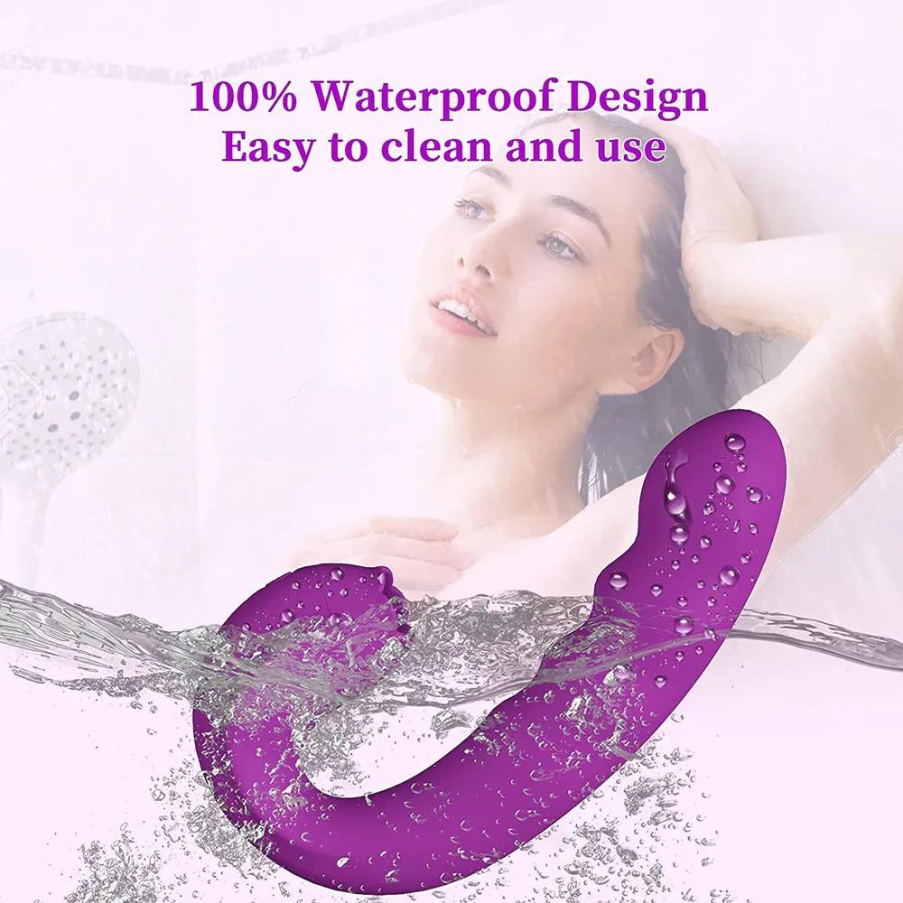 Vibromasseur rotatif 3 en 1 pour femme, gode vibrant pour lécher le clitoris, UNIS issement du point