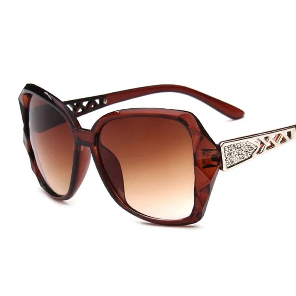 Mode grandes lunettes de soleil violettes femmes marque de luxe lunettes de soleil carrées femme mir