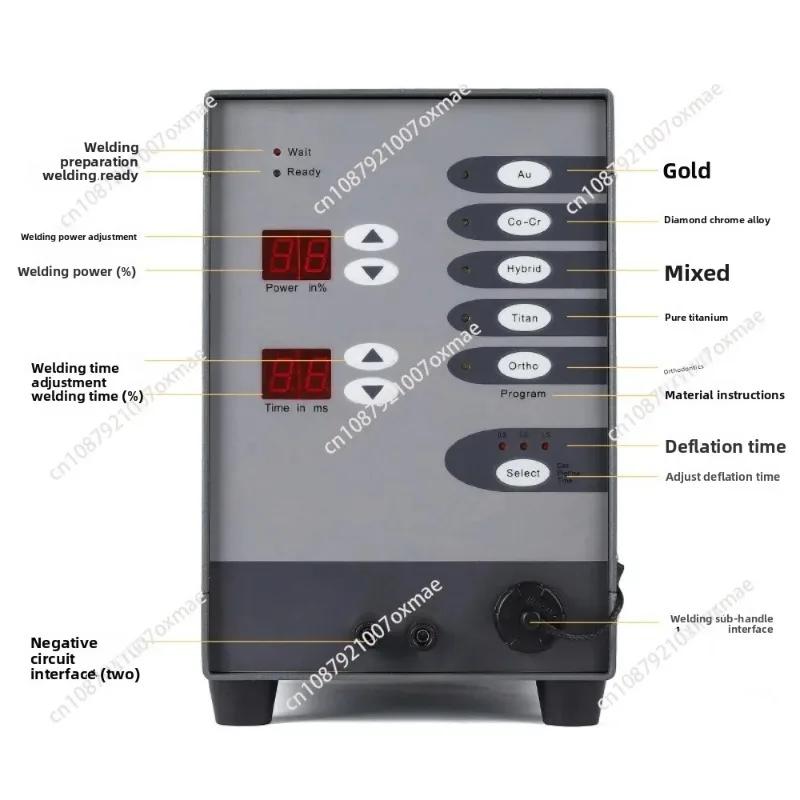Machine de soudage laser par points en acier inoxydable, contrôle automatique des lames numériques, 