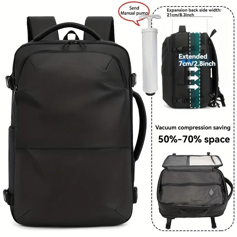 Sac à dos pour ordinateur portable étanche multifonctionnel de grande capacité sous vide pour hommes