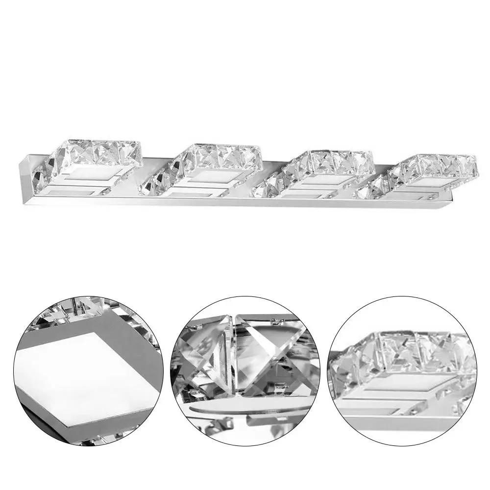 LOYALHEARTD-Lumière de vanité en cristal à LED, applique murale de toilette moderne, miroir avant, l