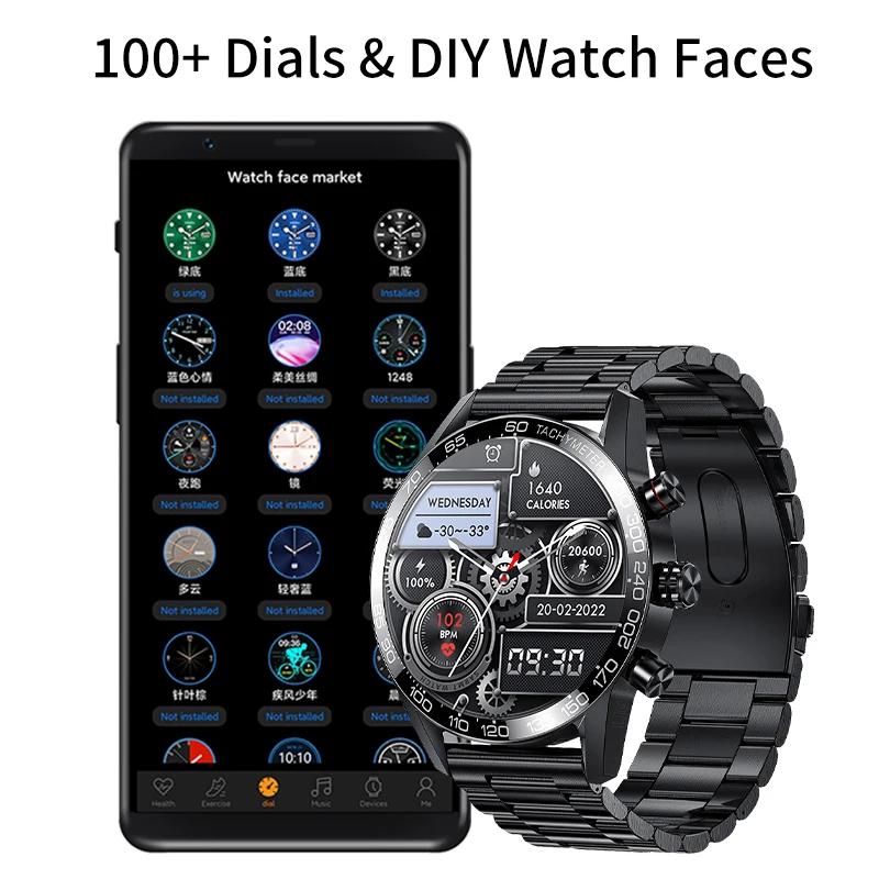 LIGE-Montre intelligente à écran HD AMOLED pour homme, appel Bluetooth, bracelet étanche IP67, entiè