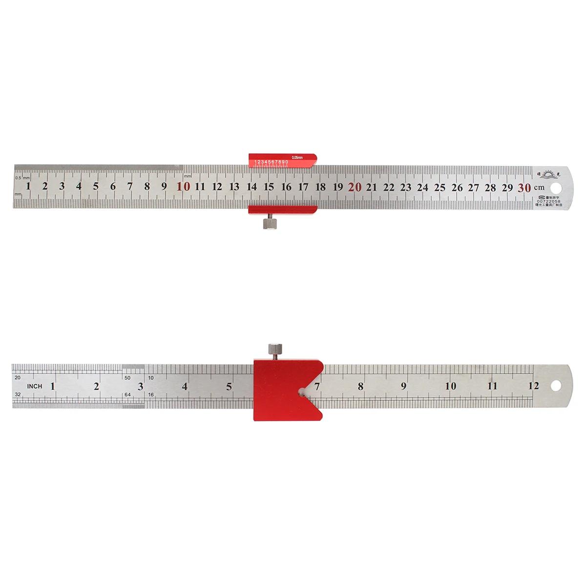 Règle en acier d'angle 45/90, bloc de positionnement, Angle d'arrêt, jauge de marquage de ligne, règ