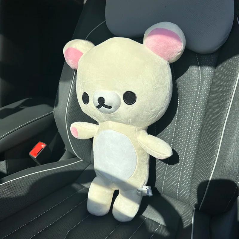 Ours en peluche Rilakkuma 48cm, joli Animal Kuma, poupée en peluche, décoration de chambre Kawaii, j