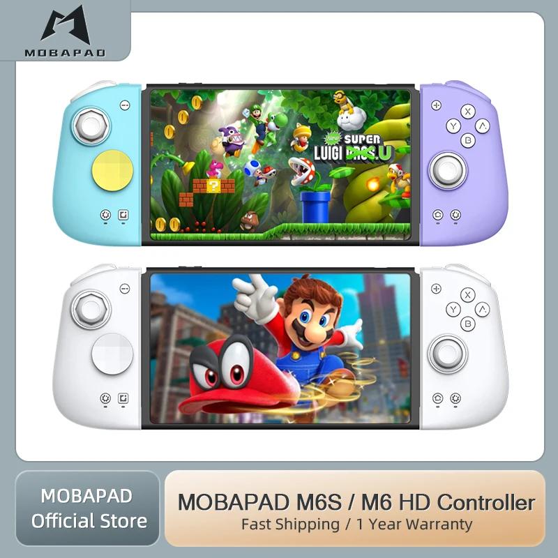 Support de contrôleur Mobapad M6s pour Nintendo Switch/Switch Oled Hall Joystick manette de jeu Blue