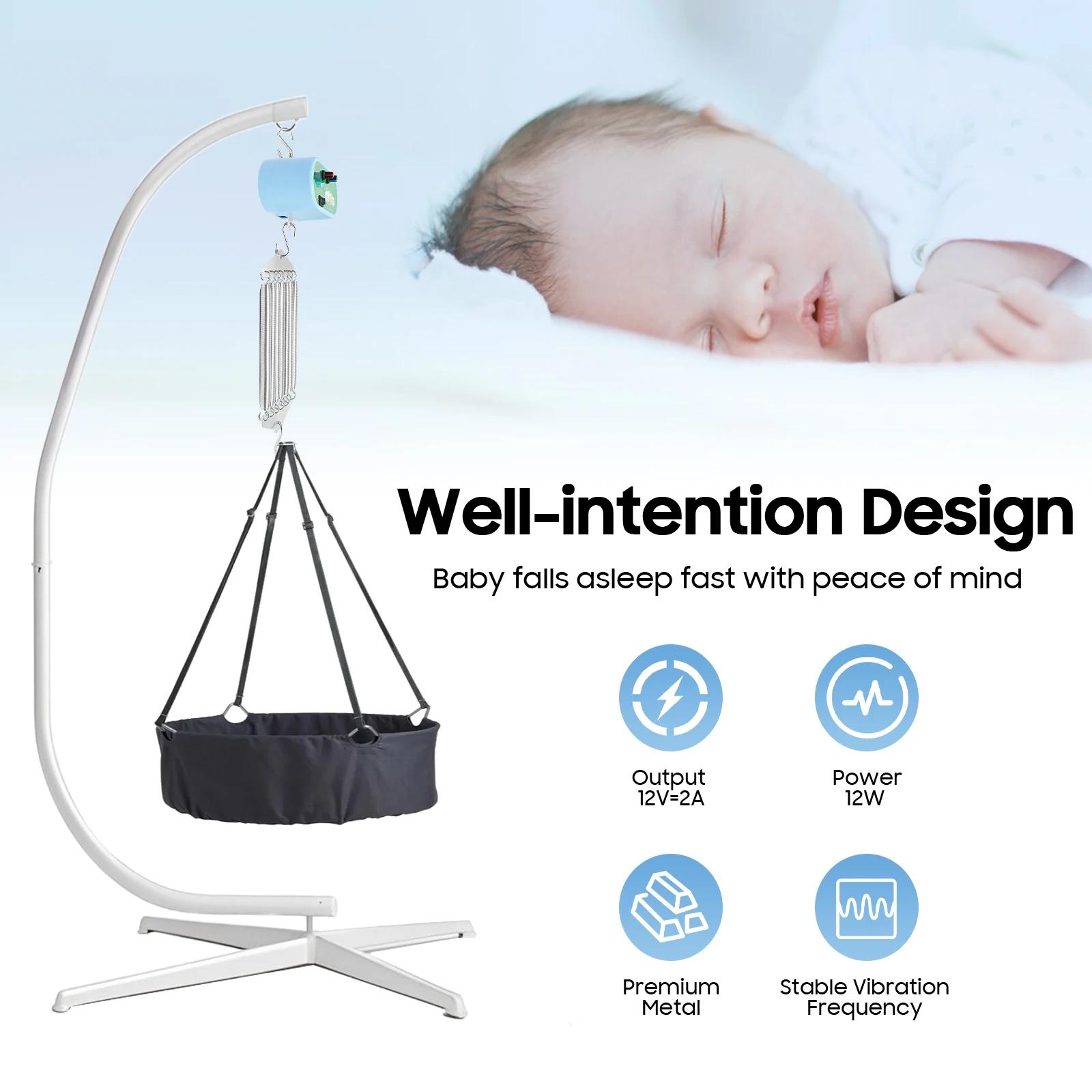 Contrôleur de balancelle électrique pour bébé, moteur suspendu, 10 vitesses, musique, minuterie, ber